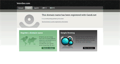 Desktop Screenshot of letsvibe.com